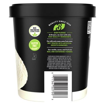 Breyers Lactose Free Vanilla Light Ice Cream