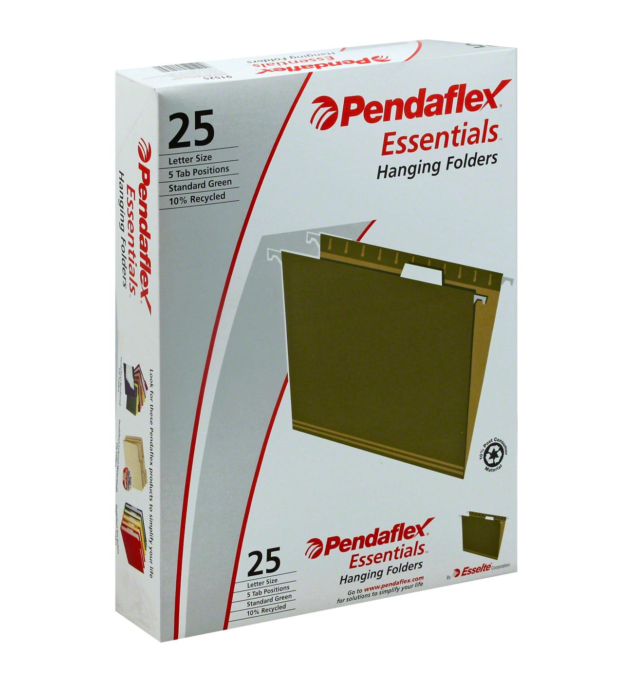 Esselte Pendaflex Essentials Hanging Folders - Green; image 2 of 2