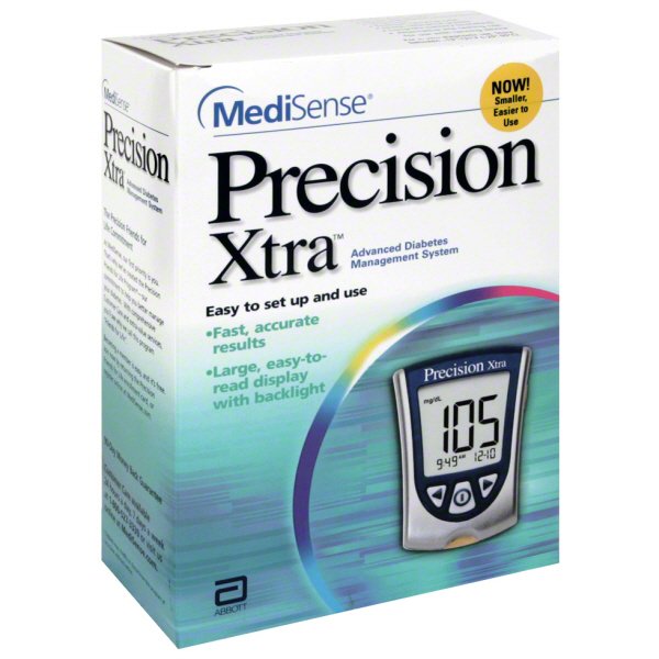 MediSense Precision Xtra Advanced Diabetes Management System Test Kit