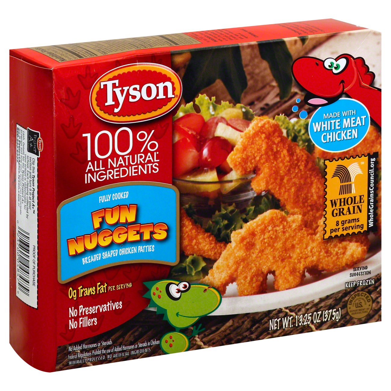 Tyson Chicken Nuggets Dinosaur