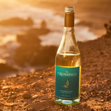 The Crossings Sauvignon Blanc New Zealand White Wine, 750 mL