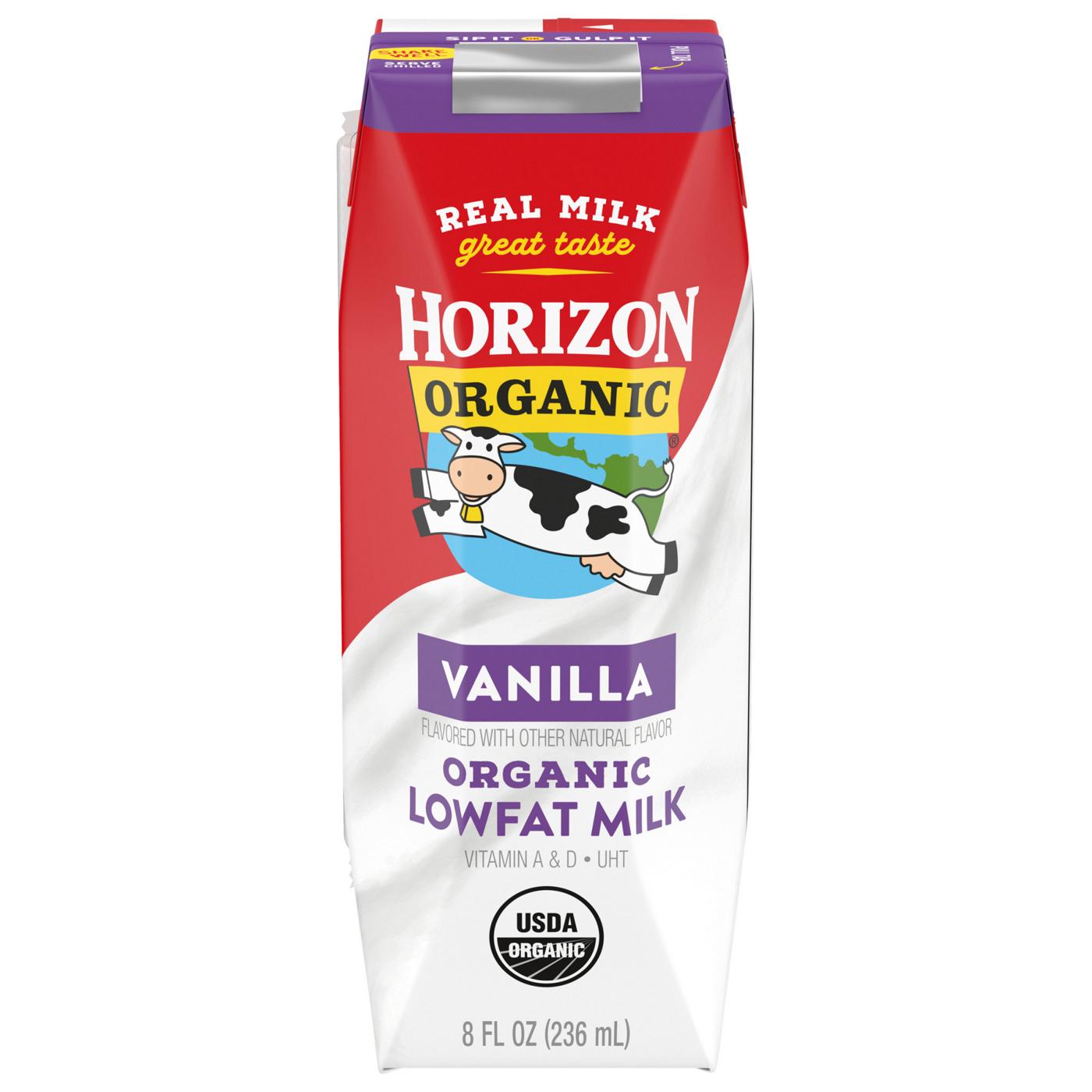 Horizon Organic 1% Lowfat Uht Vanilla Milk; image 1 of 3