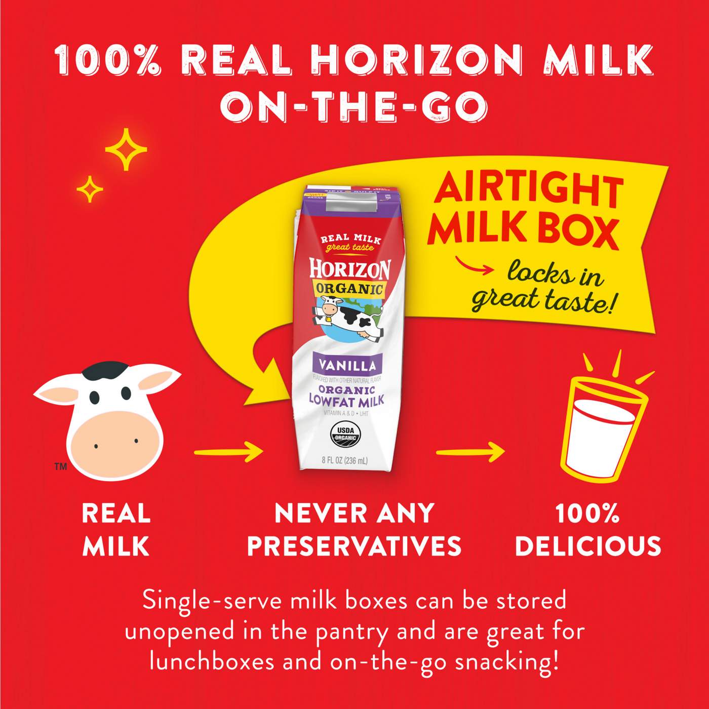 Horizon Organic 1% Lowfat Uht Vanilla Milk; image 3 of 3