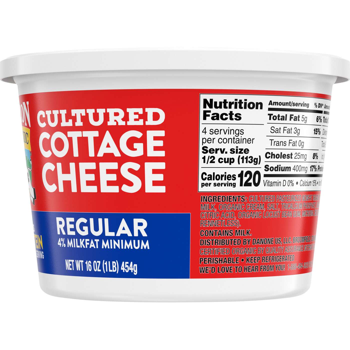 Horizon Organic Regular Cottage Cheese; image 8 of 8