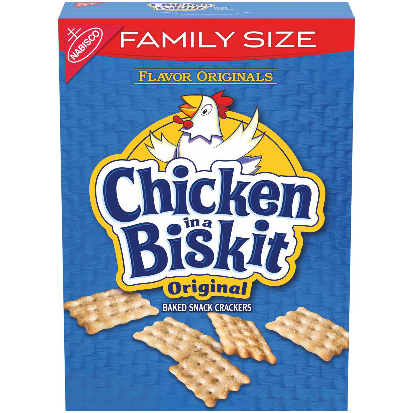 Chicken In A Biskit Original Baked Snack Crackers Family Size; image 1 of 10