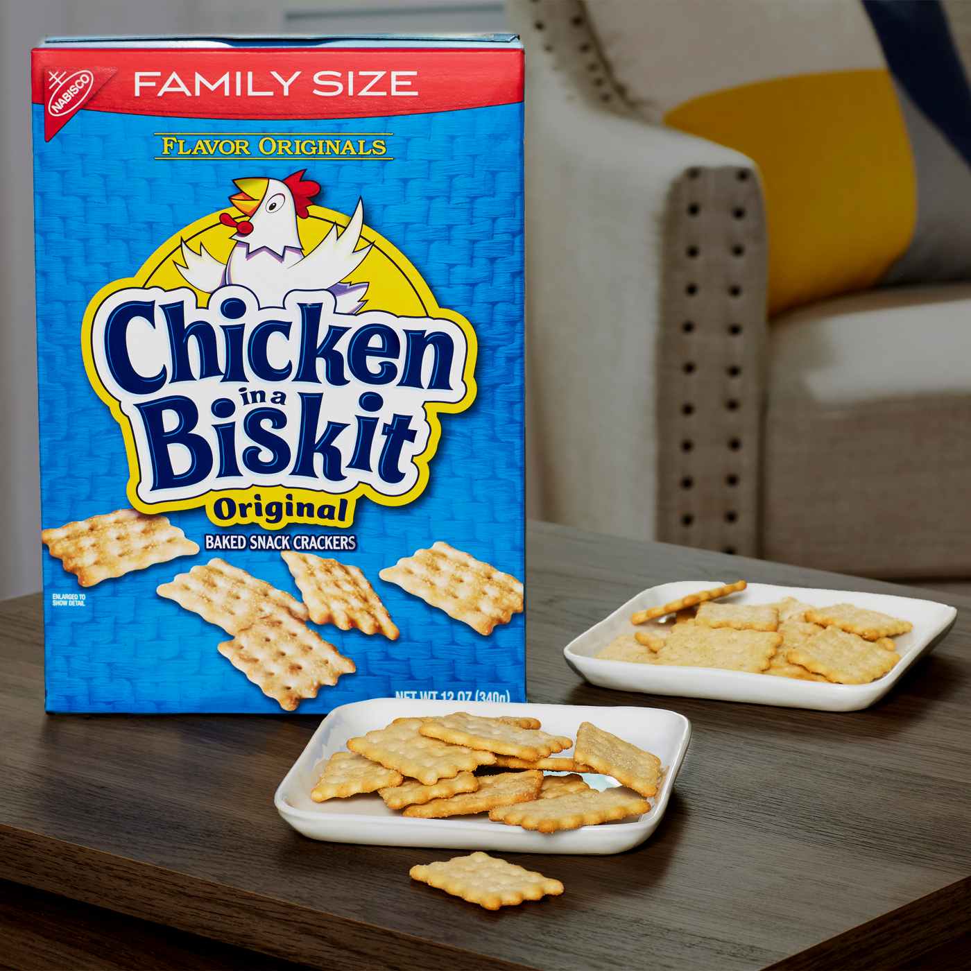 Chicken In A Biskit Original Baked Snack Crackers Family Size; image 8 of 10