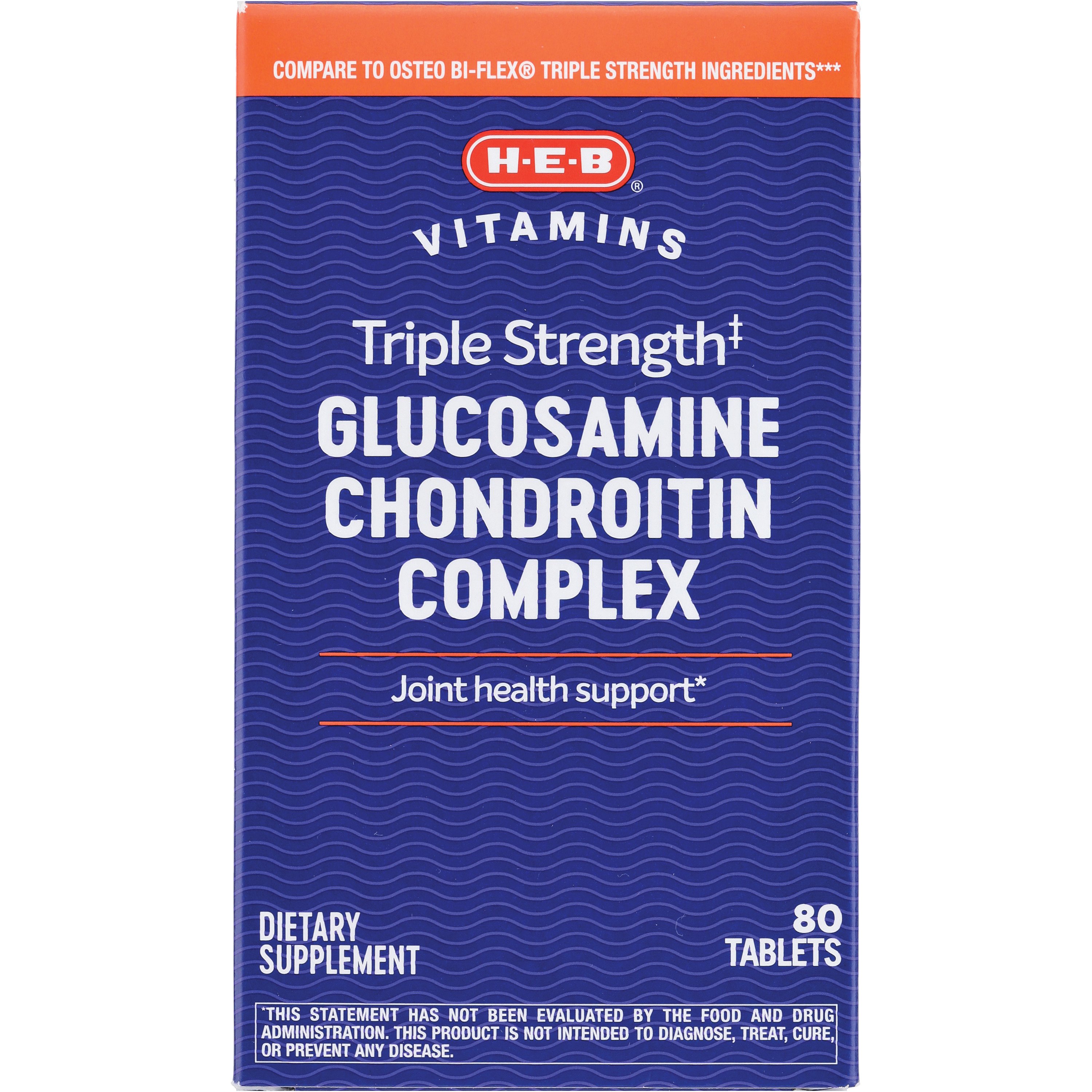 HEB Vitamins Triple Strength Glucosamine Chondroitin Complex Tablets