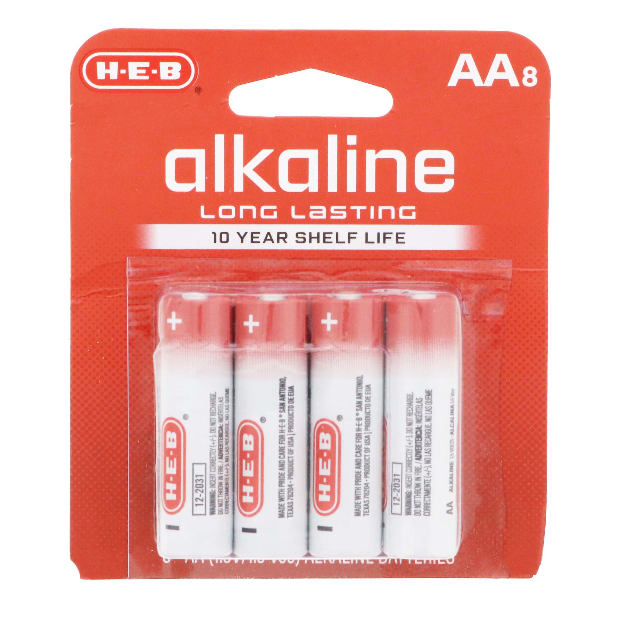 H E B Alkaline Batteries Shop Batteries At H E B