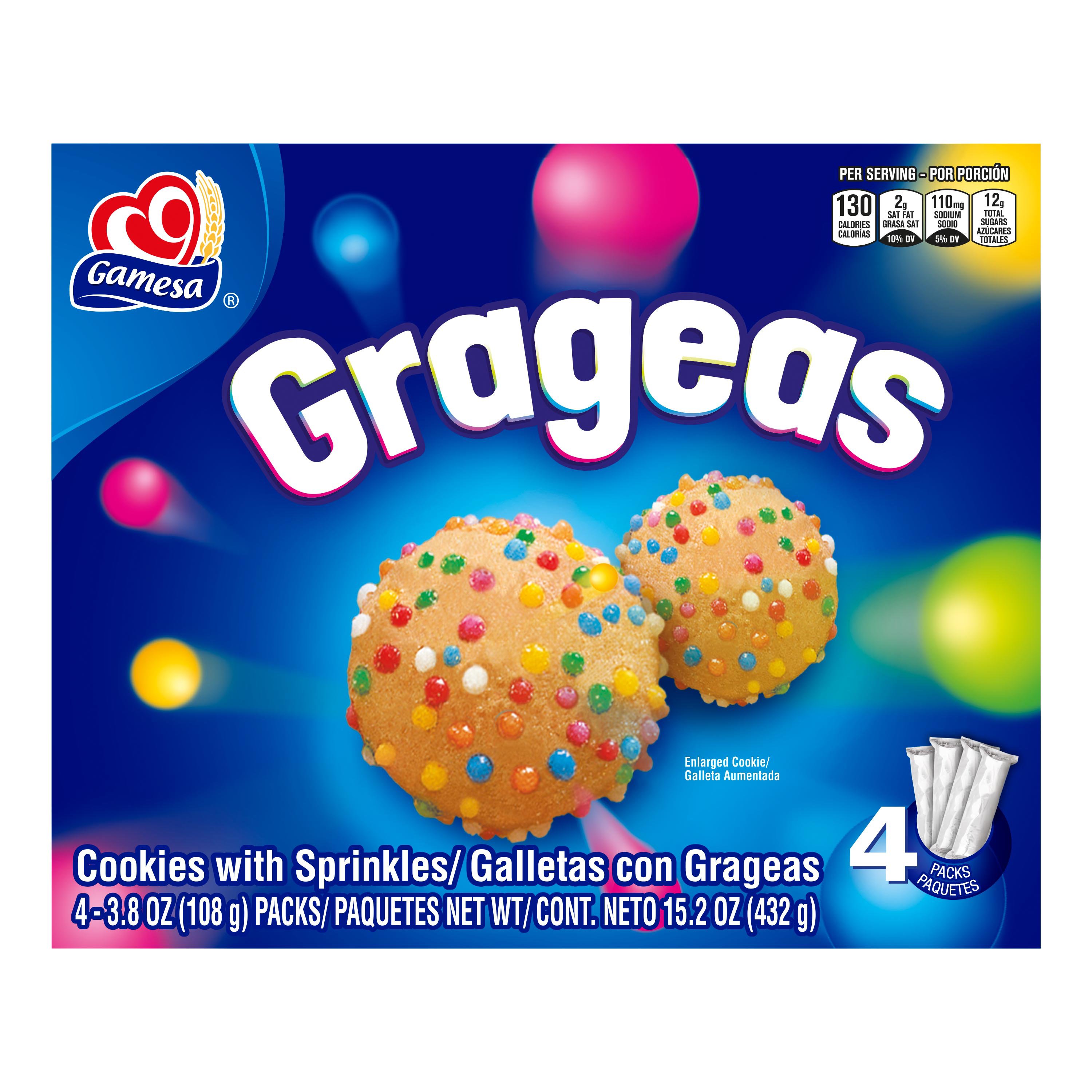 Gamesa Grageas Cookies with Sprinkles Shop Snacks & Candy at HEB