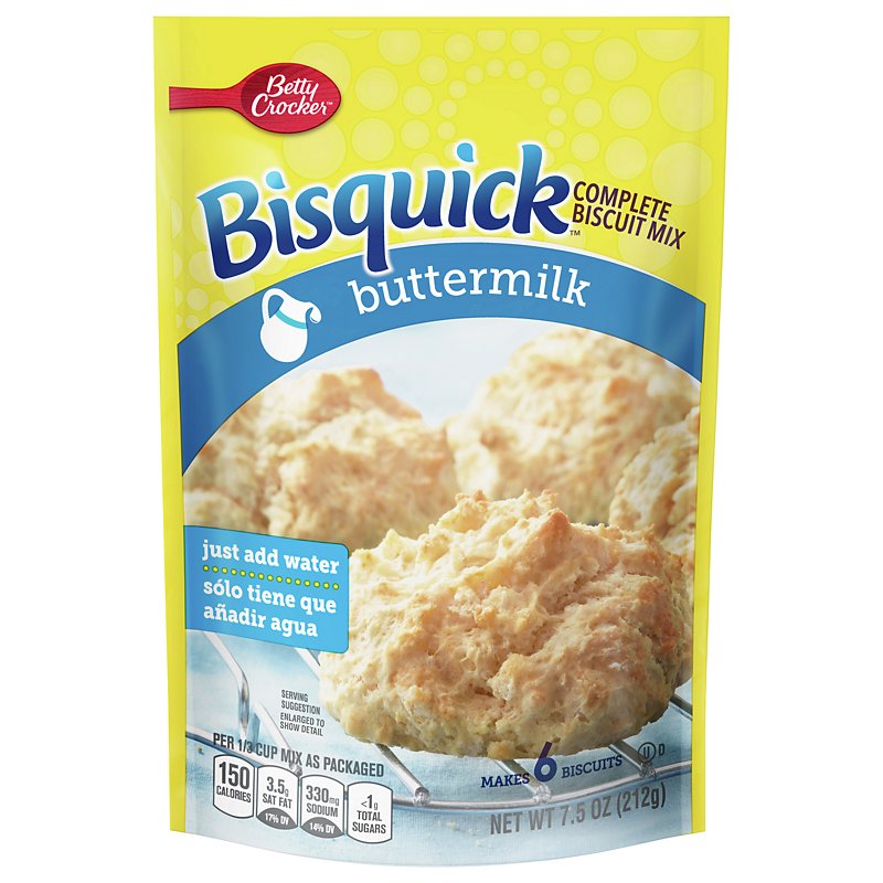 temperatuur Conceit snorkel Betty Crocker Bisquick Complete Buttermilk Biscuits Mix - Shop Baking  Ingredients at H-E-B