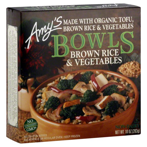 Amy's Brown Rice & Vegetables Bowls - Shop Entrees & Sides at H-E-B