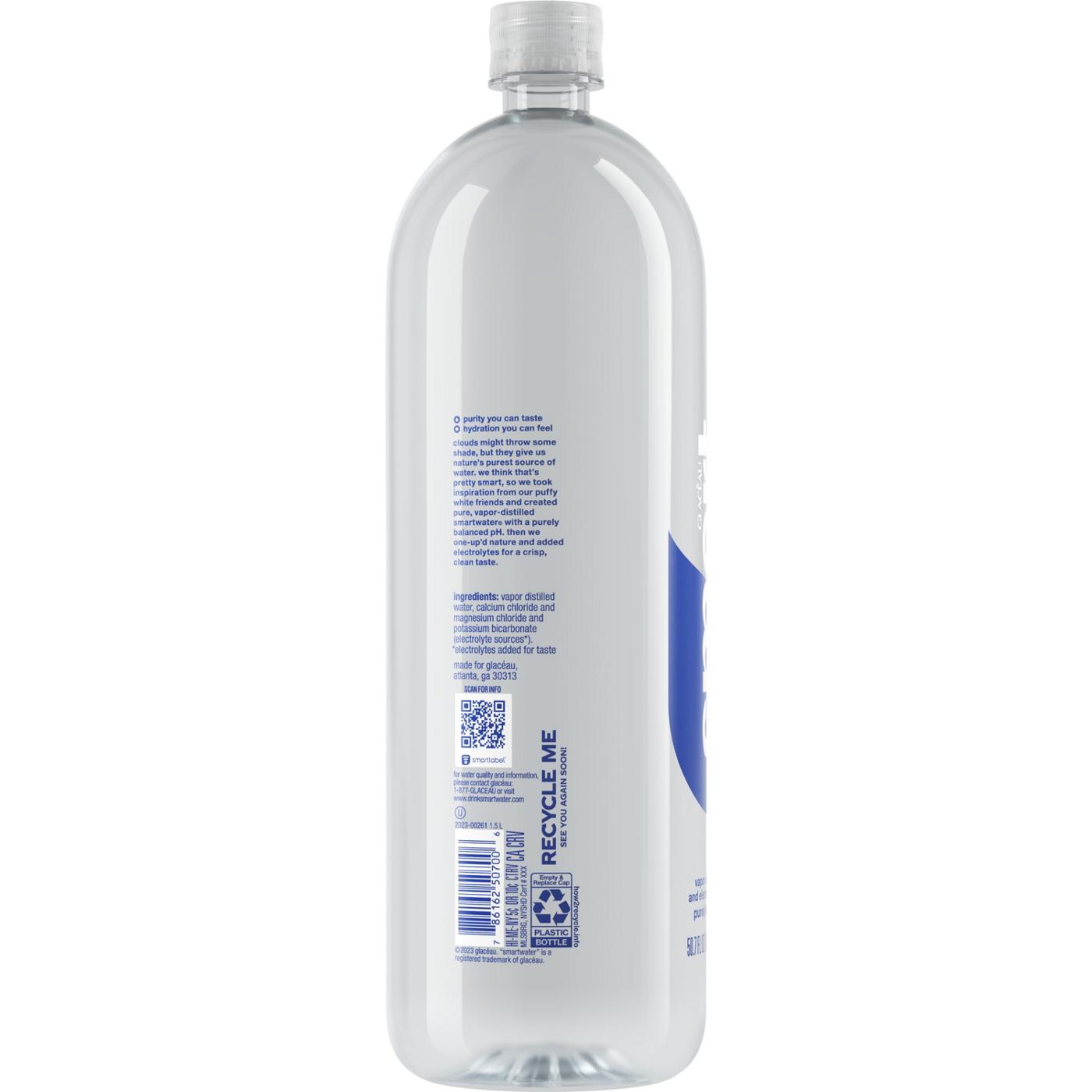 Glaceau Smartwater Vapor Distilled Electrolyte Water; image 2 of 2