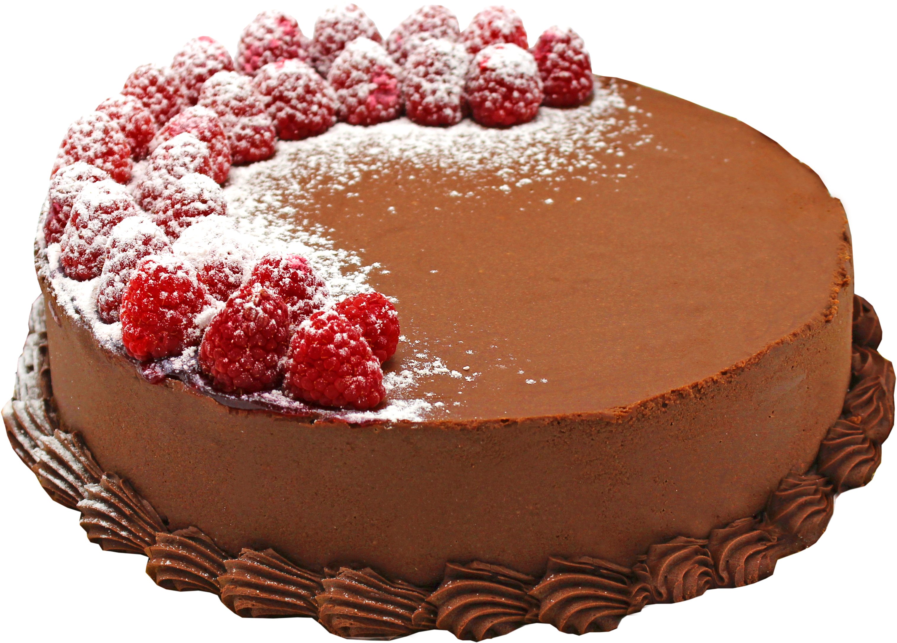Central Market 9" Chocolate Raspberry Truffle Cake Shop Cakes at HEB