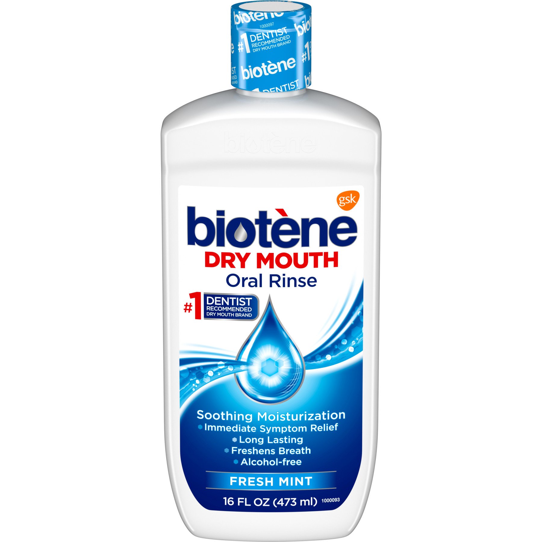 The Breath Co Alcohol Free Mouthwash Oral Rinse for 12 Hrs for Fresh  breath, Icy Mint, 473ml