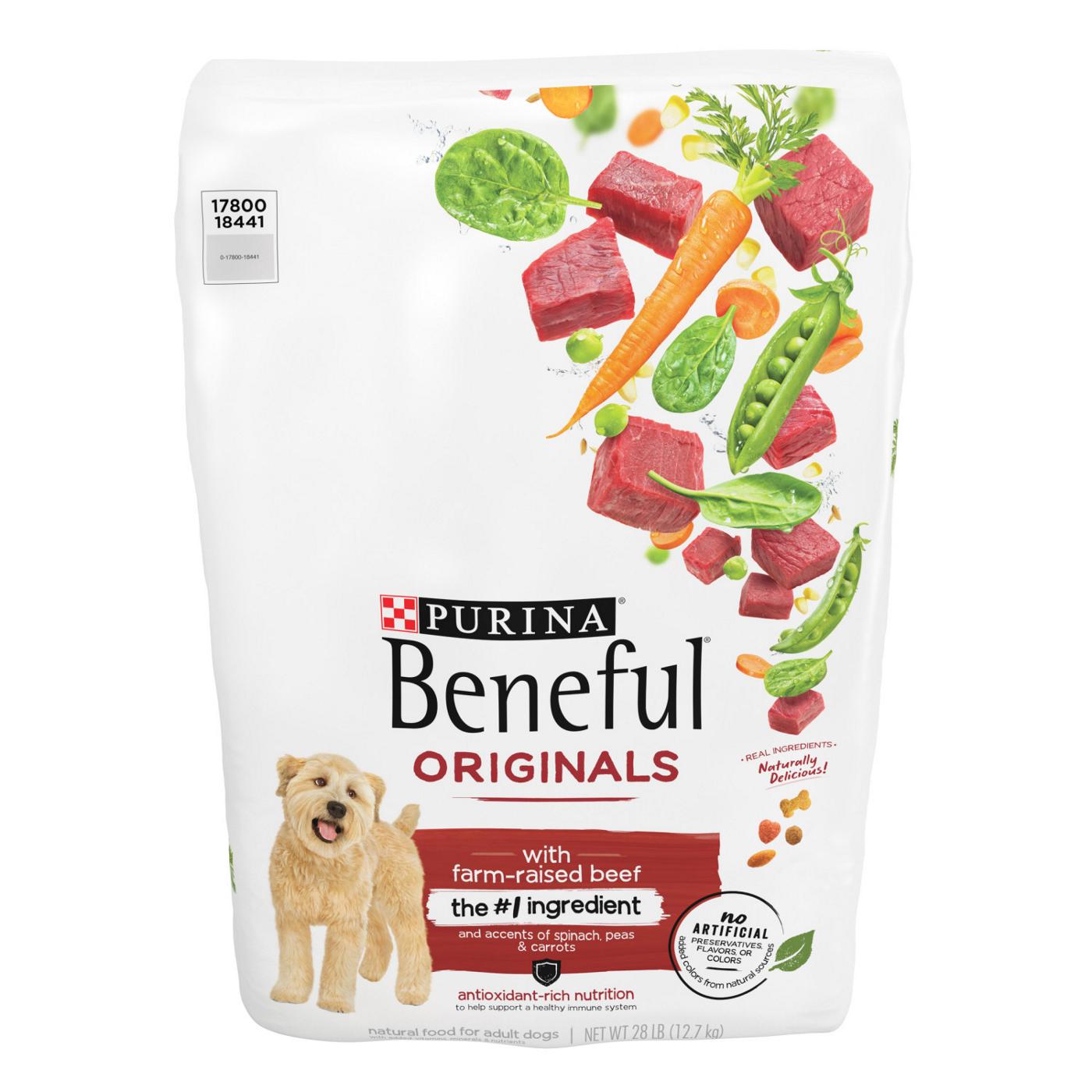 Beneful Purina Beneful Originals With Farm-Raised Beef, With Real Meat Dog Food; image 1 of 10