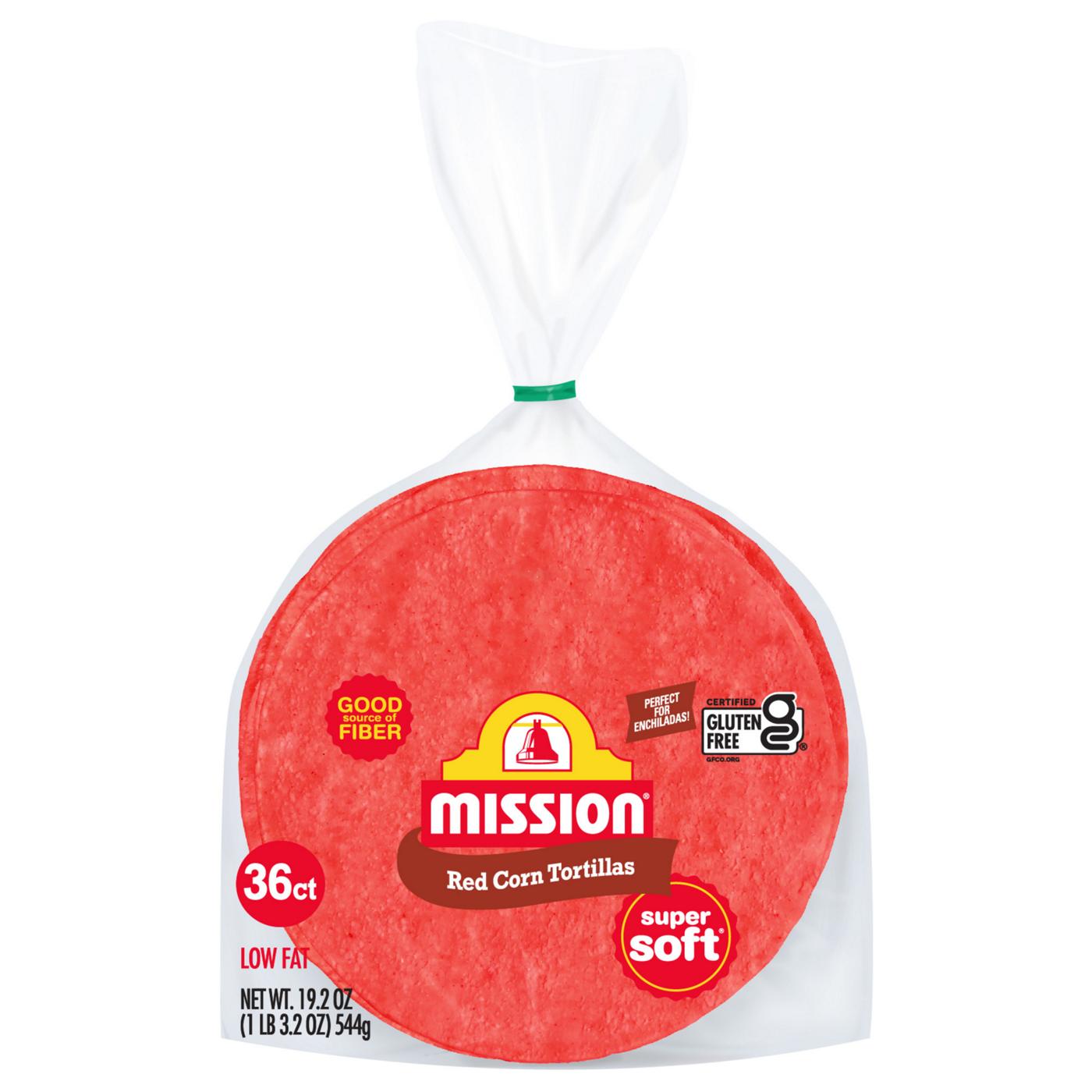 Mission Super Soft Red Corn Tortillas 36 Count; image 1 of 5