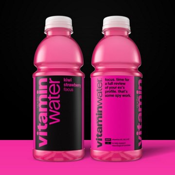 Glaceau Vitaminwater Kiwi Strawberry Nutrient Enhanced Water Beverage
