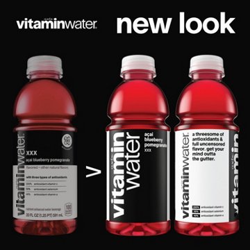 Glaceau Vitaminwater Kiwi Strawberry Nutrient Enhanced Water Beverage