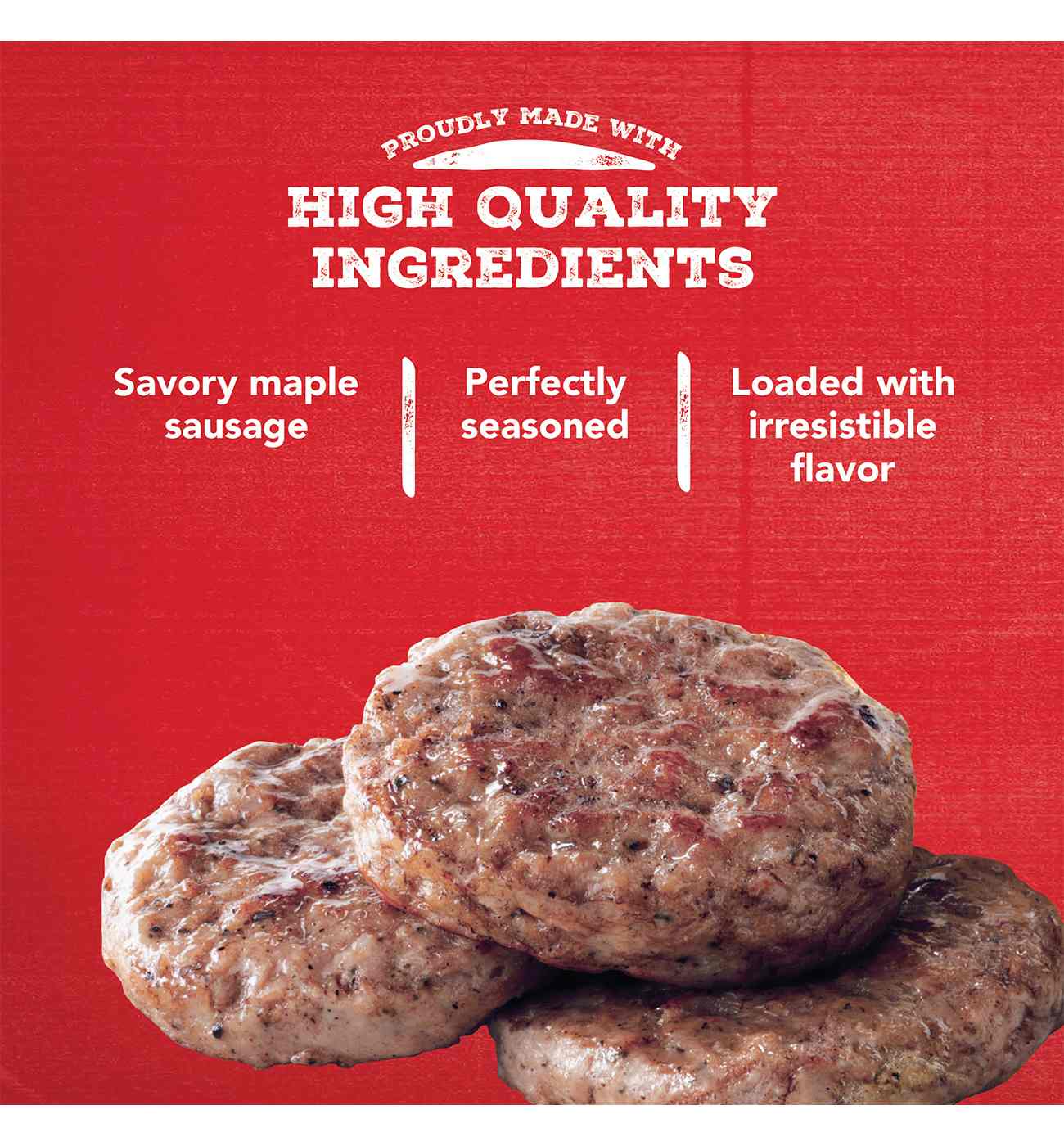 Jimmy Dean Fully Cooked Pork Breakfast Sausage Patties - Maple, 8 ct; image 4 of 6