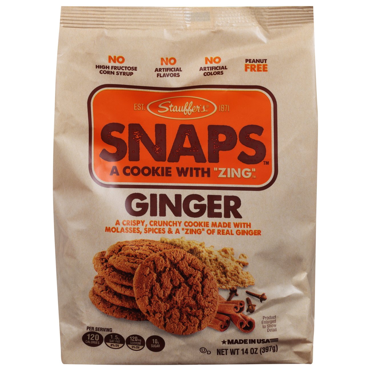 Stauffer&amp;#39;s Original Recipe Ginger Snaps - Shop Cookies at H-E-B