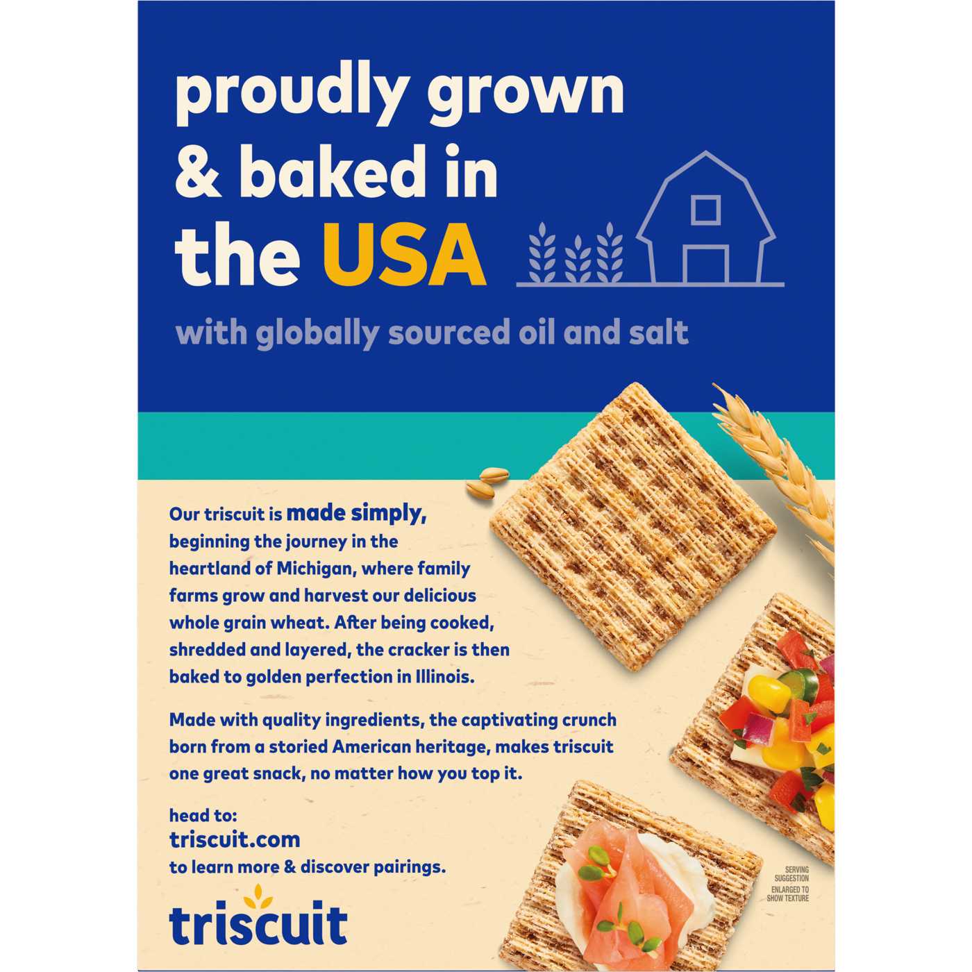 Triscuit Reduced Fat Whole Grain Wheat Crackers Family Size; image 4 of 8