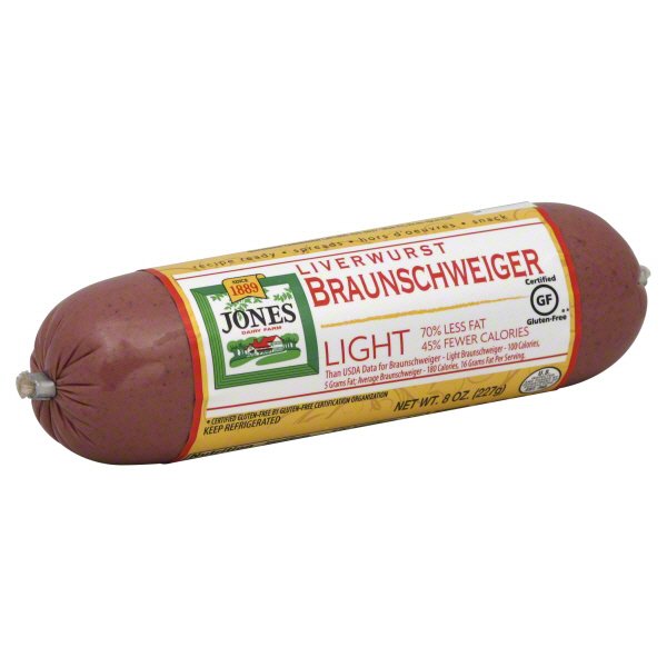 Jones Dairy Farm Light Liverwurst Braunschweiger Shop Sausage at HEB