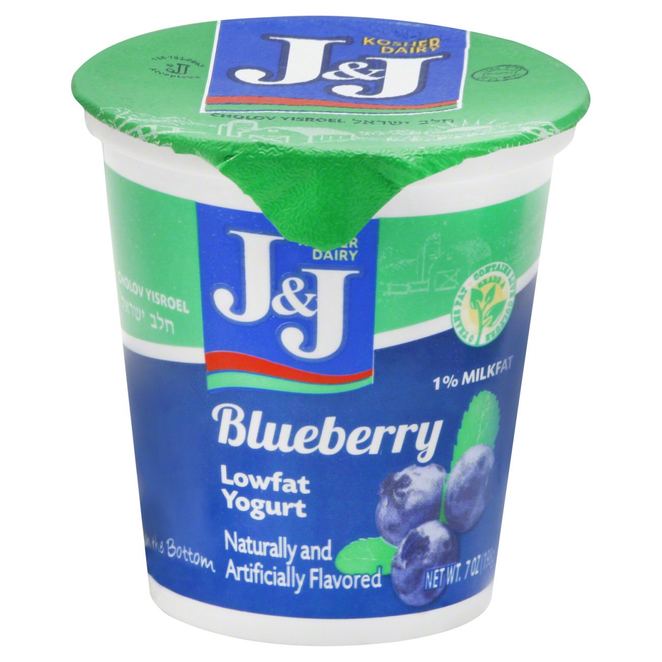 J & J Low Fat Blueberry Yogurt - Shop Yogurt at H-E-B