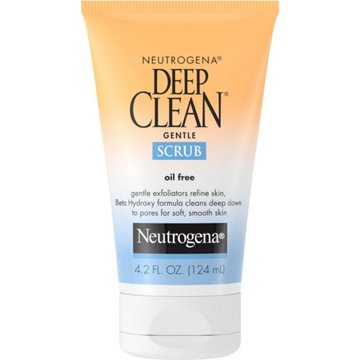 Neutrogena Deep Clean Gentle Exfoliating Facial Scrub, 4.2 oz