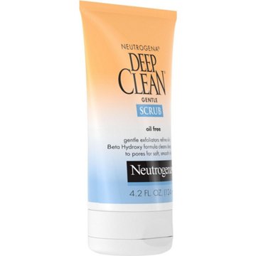 Neutrogena Deep Clean Gentle Exfoliating Facial Scrub, 4.2 oz