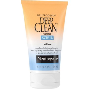 Neutrogena Deep Clean Gentle Exfoliating Facial Scrub, 4.2 oz