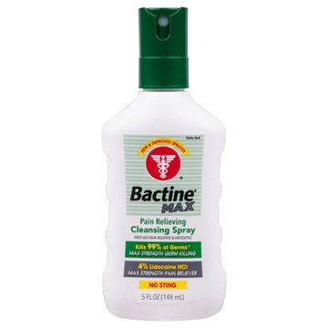 Bactine Max Pain Relieving Cleansing Spray, 5 oz