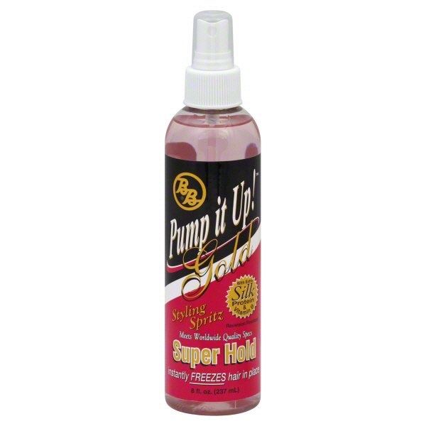 BB Pump it Up! Gold Super Hold Styling Spritz Shop Hair Care at HEB