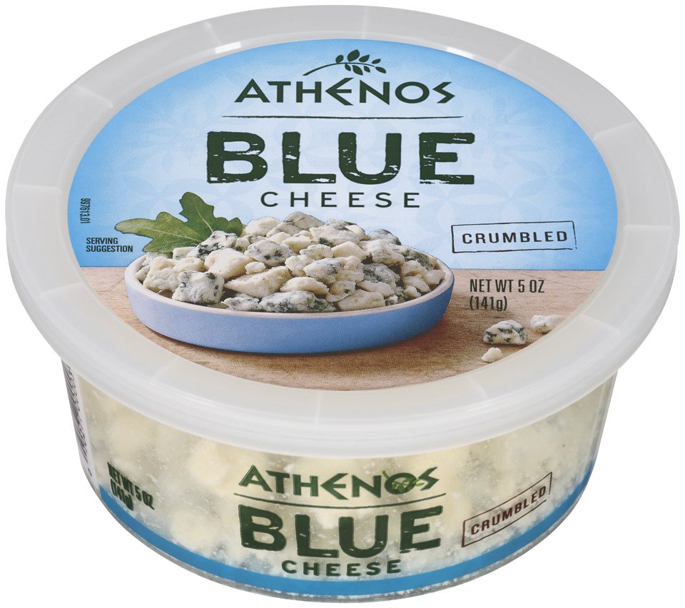 Athenos Natural Blue Cheese Crumbles - Shop Cheese At H-E-B