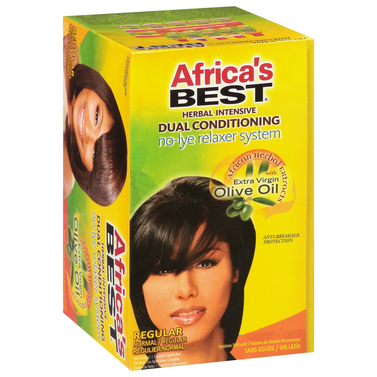 Africa's Best No-Lye Dual Conditioning Regular Relaxer System - Shop Hair  Care at H-E-B