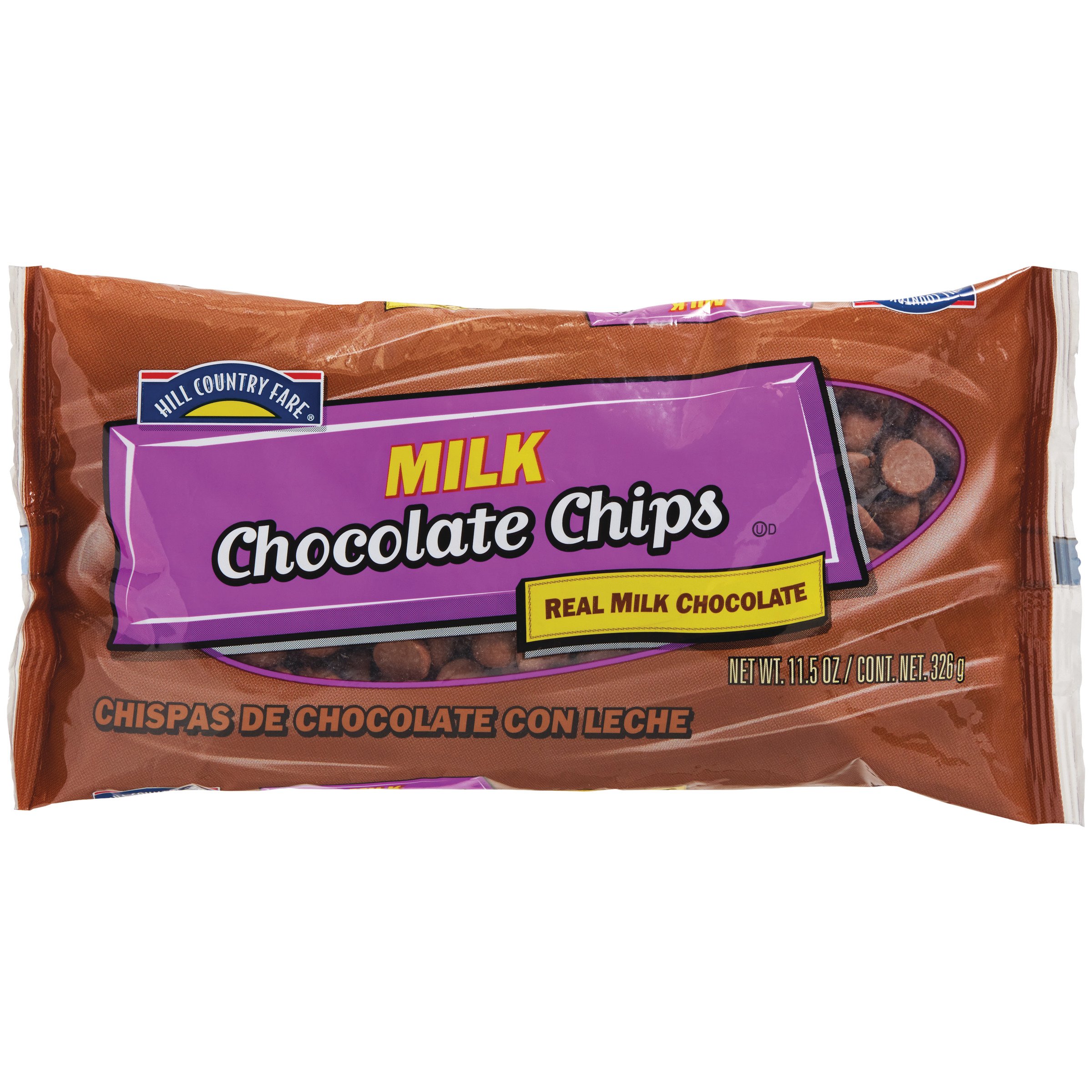 Hill Country Fare Milk Chocolate Chocolate Chips - Shop Baking ...