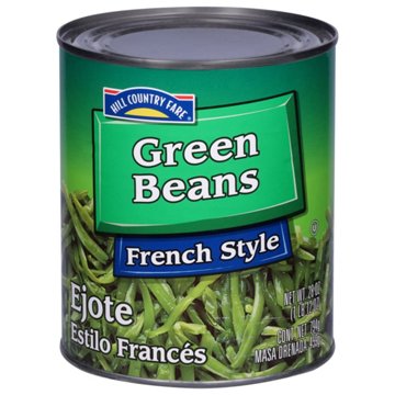Hill Country Fare French Style Green Beans, 28 oz