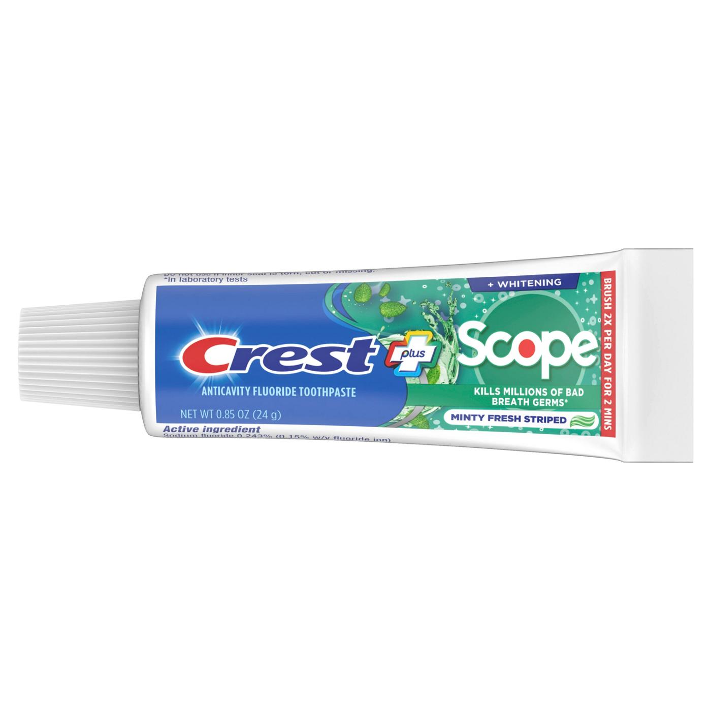 Crest Travel Size Complete + Scope Whitening Toothpaste - Minty Fresh Striped; image 10 of 10