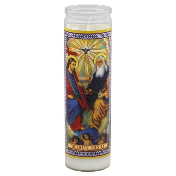 Brilux The Holy Trinity Religious Candle White Wax Shop Candles at