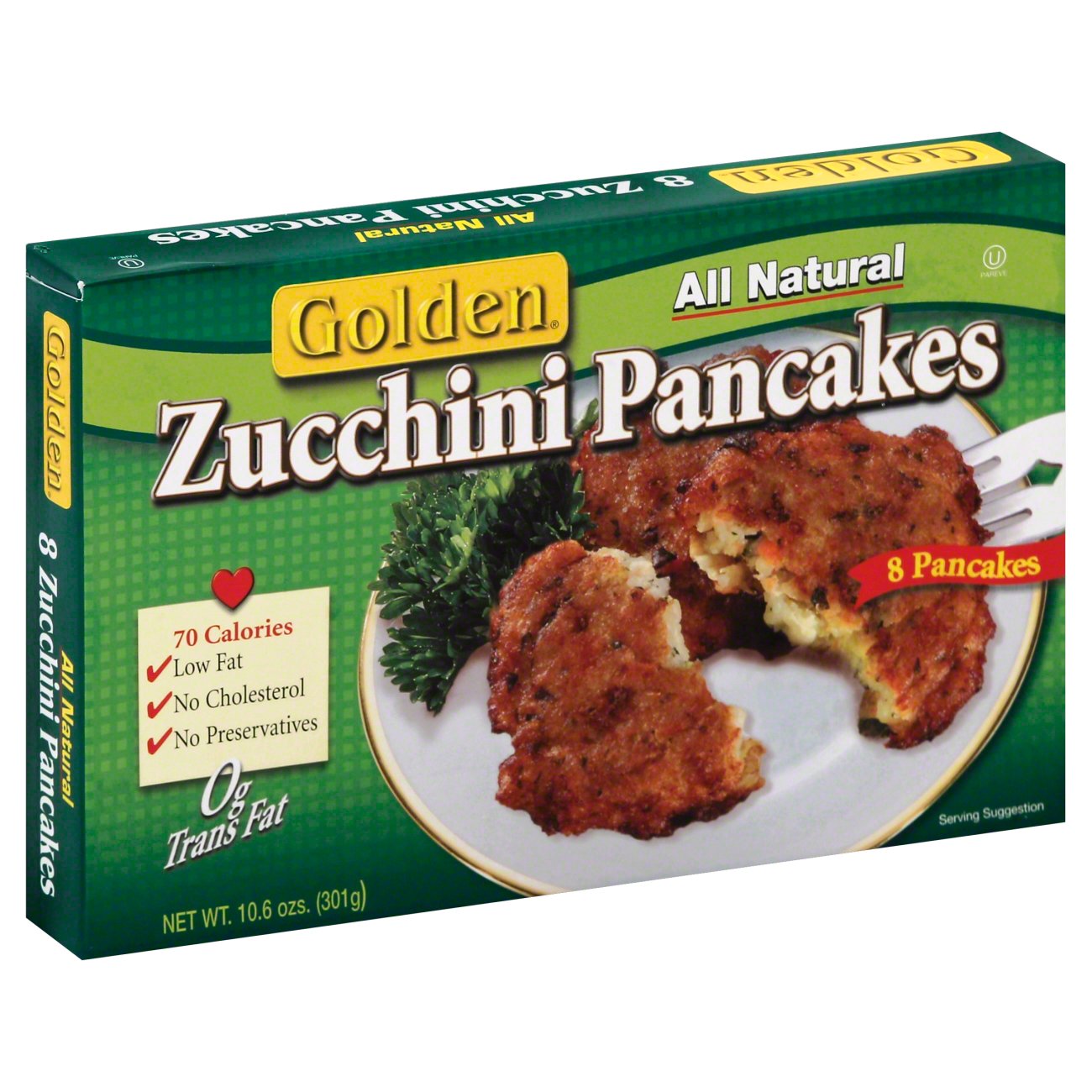 Golden Kosher Zucchini Pancakes - Shop Meals & Sides at H-E-B