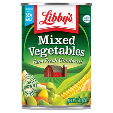 Libby's Mixed Vegetables, 15 oz