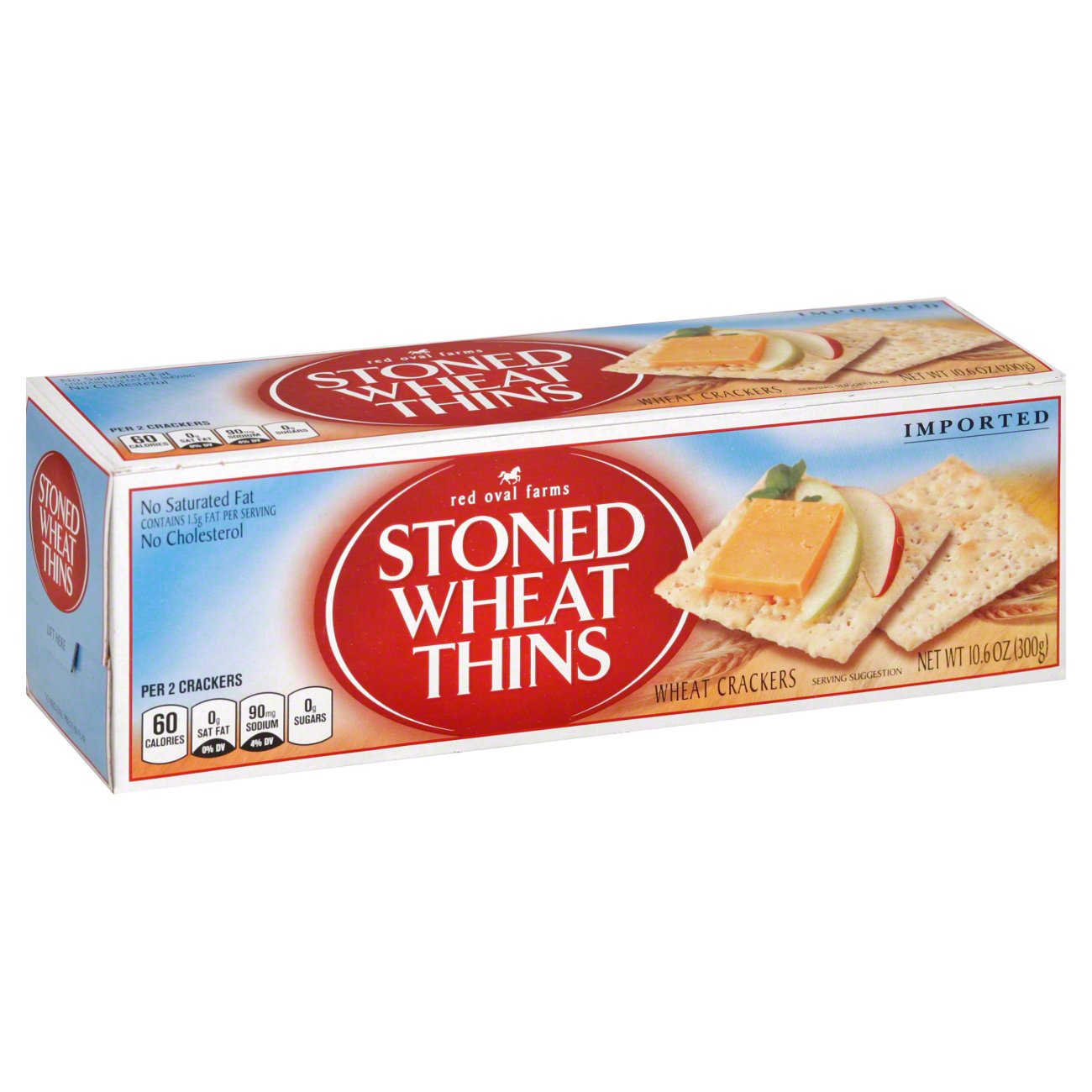 Red Oval Farms Stoned Wheat Thins Crackers Shop Crackers