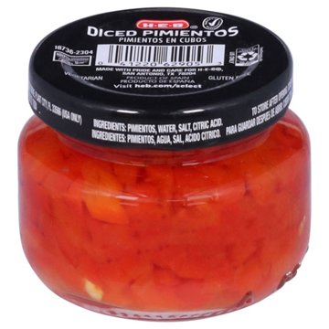 H-E-B Diced Pimientos, 2 oz