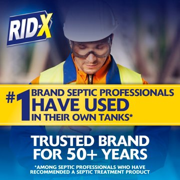 RID-X Septic Tank Treatment, 1 Month Supply Of Powder, 9.8 oz
