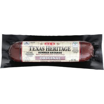 H-E-B Texas Heritage Original Summer Sausage, 12 oz