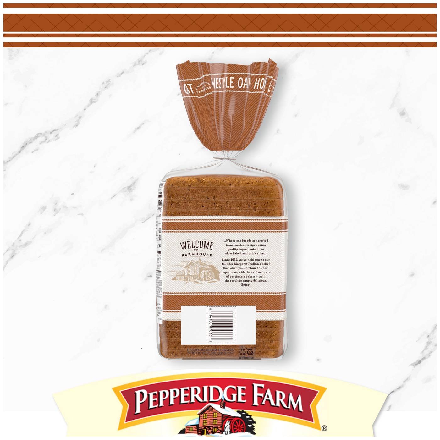 Pepperidge Farm Farmhouse Homestyle Oat Bread; image 2 of 9