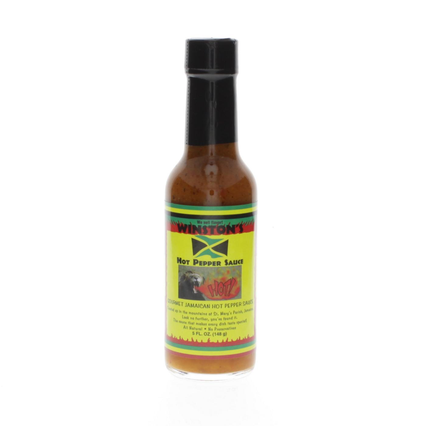 Winston's Jamaican Hot Pepper Sauce; image 1 of 2