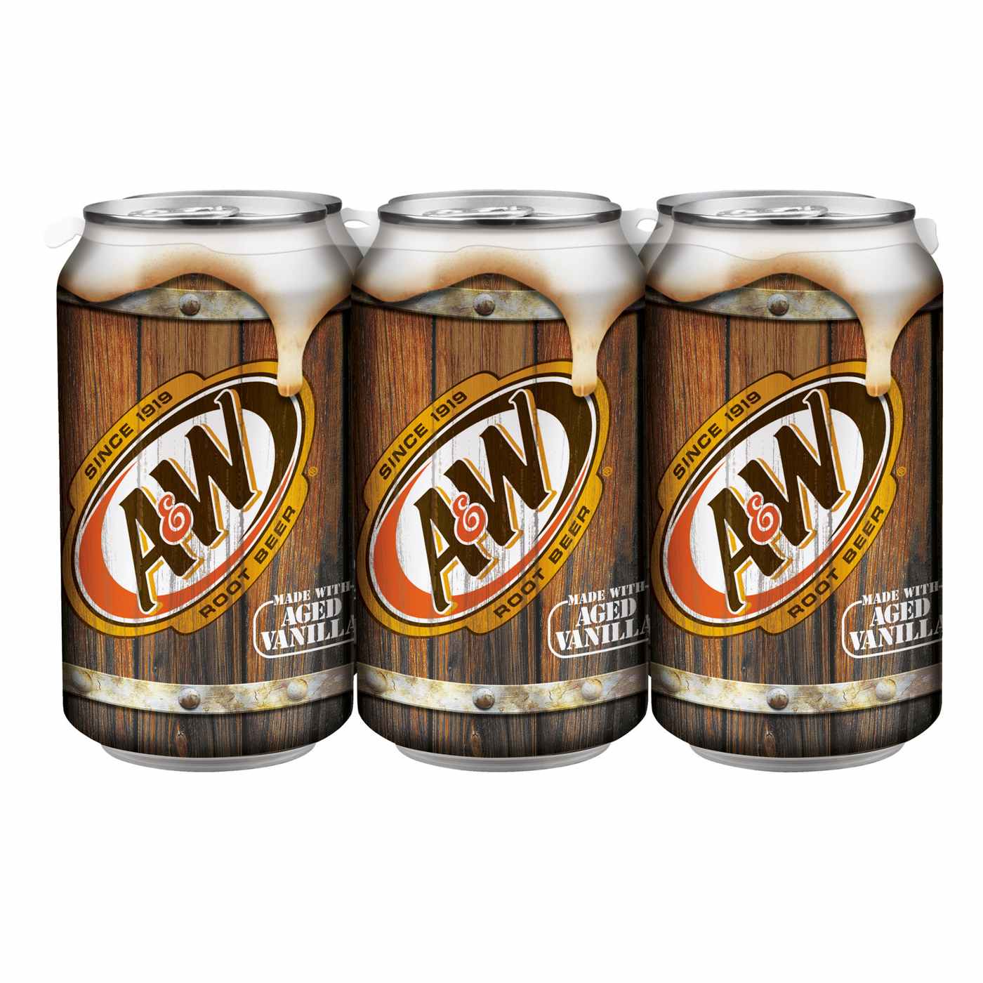 A&W Root Beer 6 PK Cans; image 2 of 2