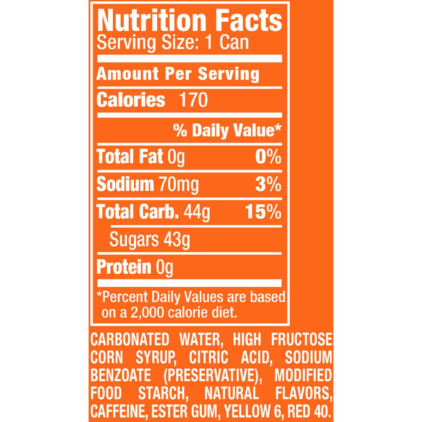 Sunkist Orange Soda; image 2 of 2