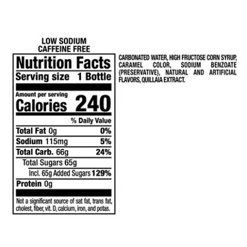 A&W Root Beer Caffeine Free Soda 6 pk Bottles