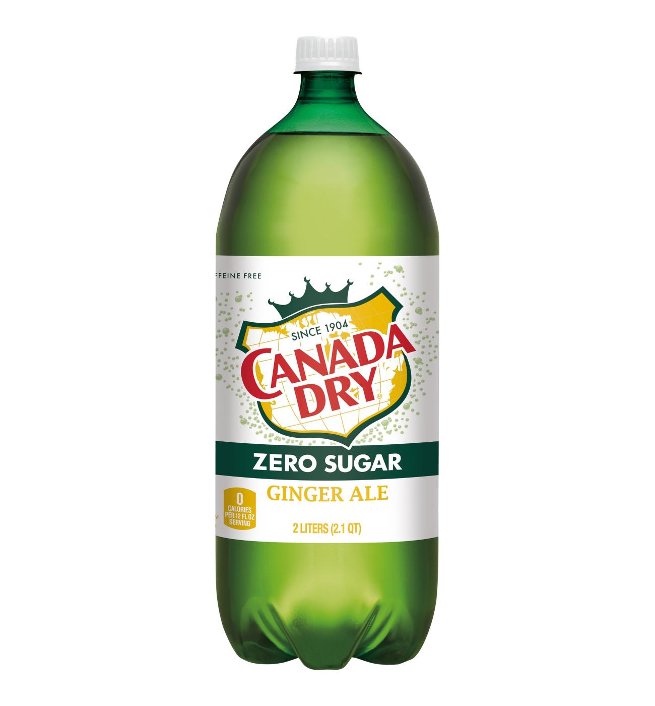 Canada Dry Zero Sugar Ginger Ale; image 1 of 2